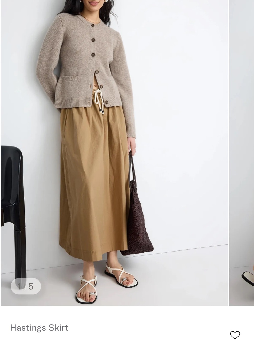 Jenni Kayne Tan Hastings Maxi Skirt